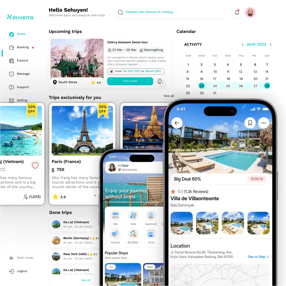 Travel & Hospitality Software Development Services - Neuverra